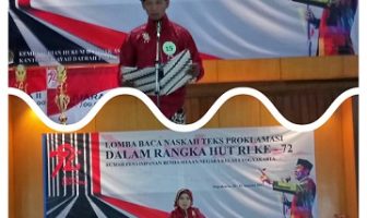 Petugas Rutan Bantul Berpartisipasi dalam Lomba Teks Proklamasi