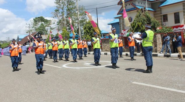 Napi di Baubau Ramaikan Gerak Jalan Indah