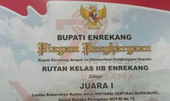 Rutan Enrekang Juara I Instansi Terbersih Kab. Enrekang