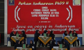 Lomba Cerdas Cermat Meriahkan Pekan Muharram di Lapas Perempuan Malang