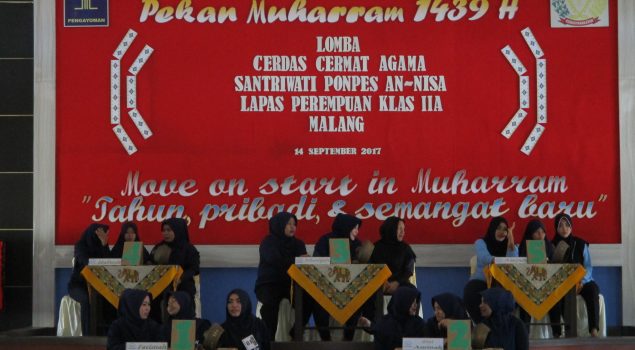 Lomba Cerdas Cermat Meriahkan Pekan Muharram di Lapas Perempuan Malang