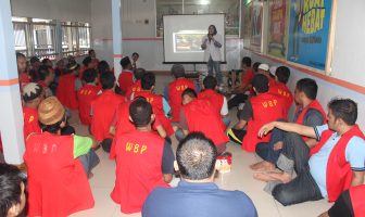 WBP Rutan Samarinda Diedukasi Bahaya Narkoba Jarum Suntik