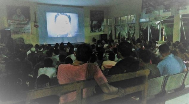 Tanamkan Pancasila, WBP Rutan Rangkasbitung Nobar Film G30S/PKI