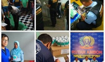 Satgas Kamtib Maluku Tes Urin WBP & Sidak Rutan Ambon