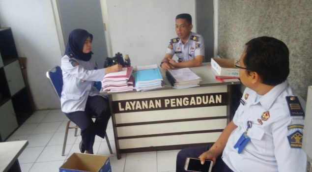 Bapas Bandung Tinjau Pos Bapas Lapas Karawang