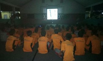 Bentengi Diri dengan Pancasila, Anak LPKA Tangerang Nobar Film G30S/PKI