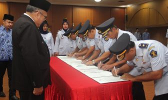 Lantik Pejabat Administrasi & PNS, Ini Pesan Plt. Dirjen PAS