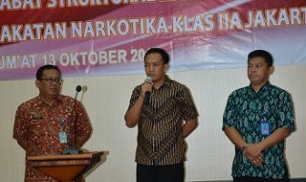 Lapas Narkotika Jakarta Gelar Lepas Sambut Pejabat Eseon IV & V
