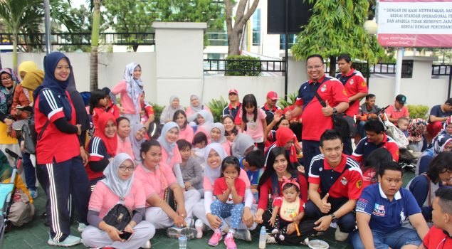 Jalan Sehat Kanwil Riau, Keluarga Besar Lapas Pekanbaru Borong Doorprize