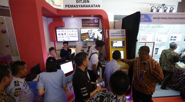 Ditjen PAS Pamerkan SDP pada Pameran Pasar Inovasi & Kreativitas 2017