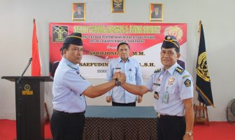 Serah Terima Jabatan, Saefudin Pimpin Rupbasan Jakbar & Tangerang