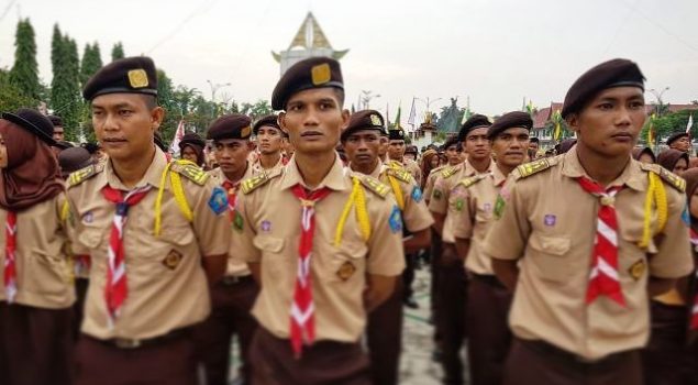 WBP se-Riau Tingkatkan Pengetahuan Lewat Pelatihan Kepramukaan
