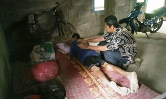 Ayah Klien Sakit, PK dan Kabapas Yogya Sambangi Klien