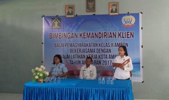 Berdayakan Klien, Bapas Ambon Gelar Pelatihan Otomotif