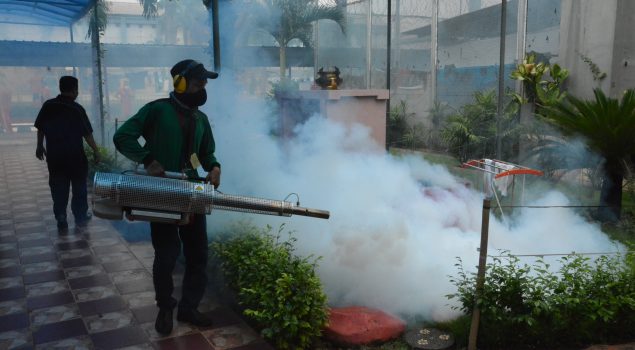 Fogging Cegah DBD di Lapas Narkotika Jakarta