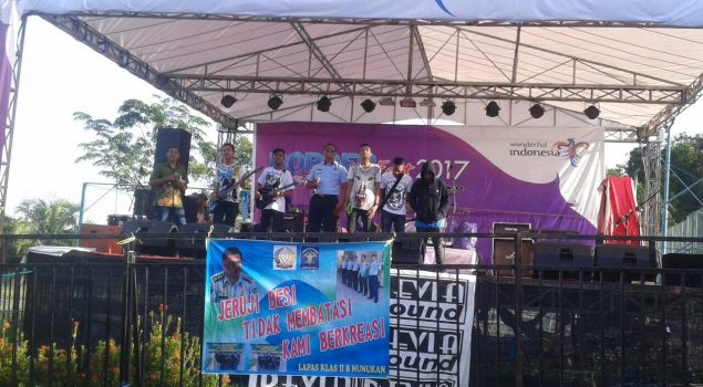 Band WBP Unjuk Gigi di Festival Band Kreatif Kab. Nunukan