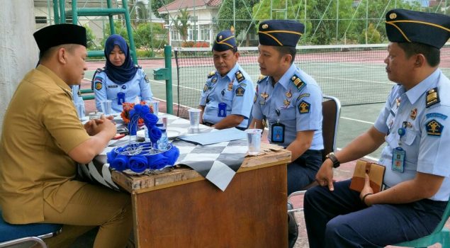 Menghadap Bupati Mustafa, Kalapas Gunung Sugih Sampaikan Kondisi Lapas