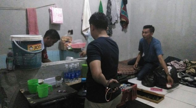 Sterilkan Area, Satgas Rutan Rangkasbitung Gelar Sidak