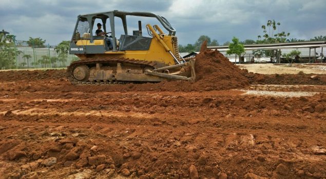 Bulldozer "Gusur" Lapas Gunung Sugih