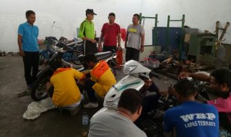32 WBP Lapas Ternate Berlatih Las Listrik & Montir Motor