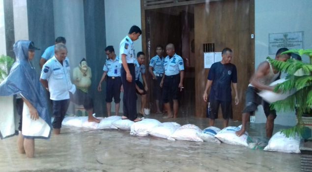 Yogya Hujan Deras, Rutan Bantul Terendam Banjir