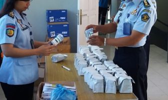 Tes Urin Petugas & WBP, Kalapas Fakfak Ingatkan Bahaya Inhalants