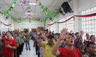 Ibadah Natal Bersama Bergema di Lapas Pekanbaru