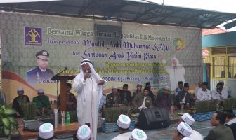 Peringati Maulid Nabi, Lapas Mojokerto Santuni 50 Yatim Piatu