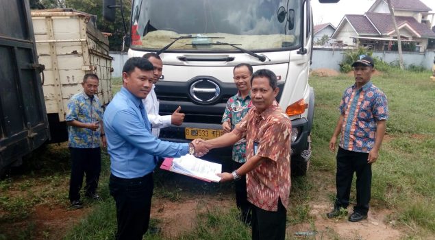 Rupbasan Palembang Terima Truk Tronton Titipan Polda Sumsel