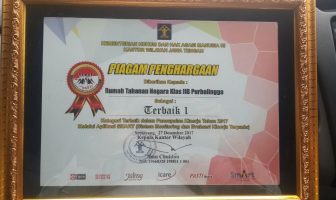 Rutan Purbalingga Raih Terbaik I Pencapaian Kinerja melalui Aplikasi SMART