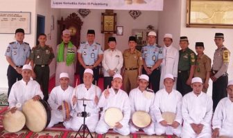 Ratusan Narapidana Hadiri Peringatan Maulid Di Lapas Narkotika Palembang