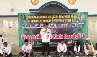 Peringatan Maulid Nabi di Lapas Gunung Sugih, Ini Pesan Kalapas