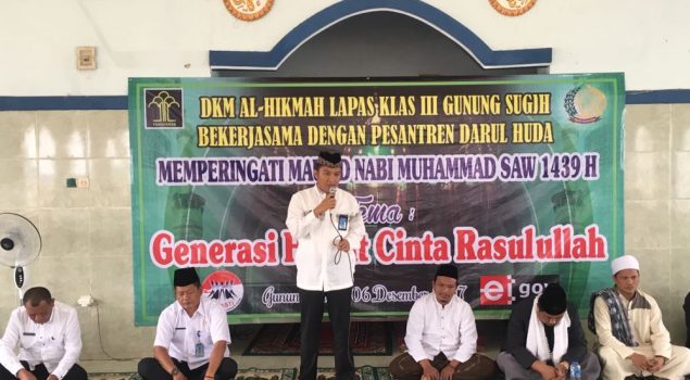 Peringatan Maulid Nabi di Lapas Gunung Sugih, Ini Pesan Kalapas