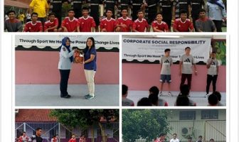 Ramdani Lestaluhu Semangati Tim Futsal LPKA Tangerang