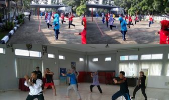 Petugas Rupbasan Bandung Berlatih Pencak Silat
