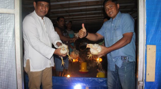 Usai Lele, Lapas Pekanbaru Panen Ayam Potong