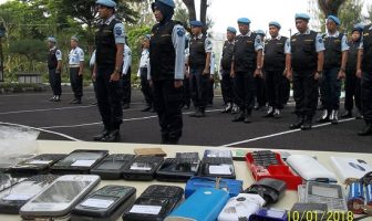Lapas Yogyakarta Musnahkan Ratusan Barang Hasil Razia