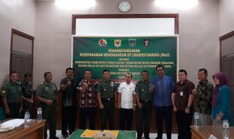 Rutan Padang Panjang Sepakati MoU dengan Kodim Tanah Datar