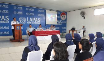 Kakanwil Berikan Motivasi untuk Tunas Pengayoman Sultra