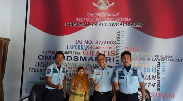 Demi Wujudkan WBK/WBBM, Karutan Mamuju Sambangi Ombudsman Sulbar