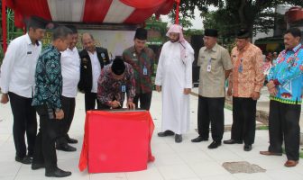 Plt Dirjenpas & Syeikh Ali Jabber  Letakkan Batu Pertama Pembangunan Masjid Baitussalam Lapas Tangerang