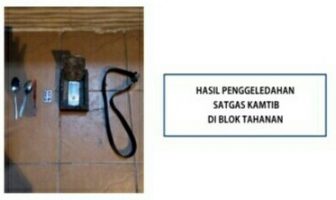 Sidak di Lapas Mojokerto Temukan HP di Blok Tahanan