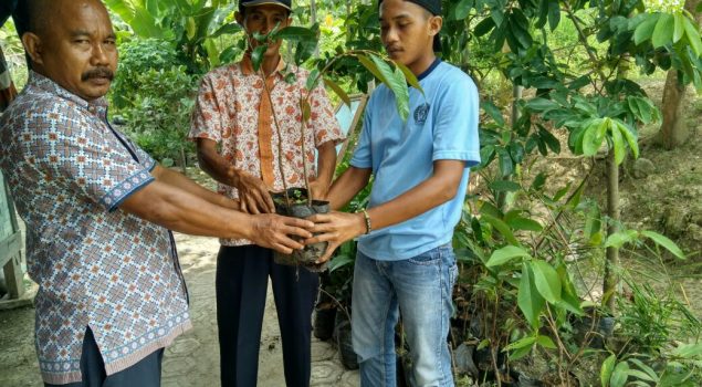 Rutan Rangkasbitung Terima Bibit dari Dinas Lingkungan Hidup Kab. Lebak