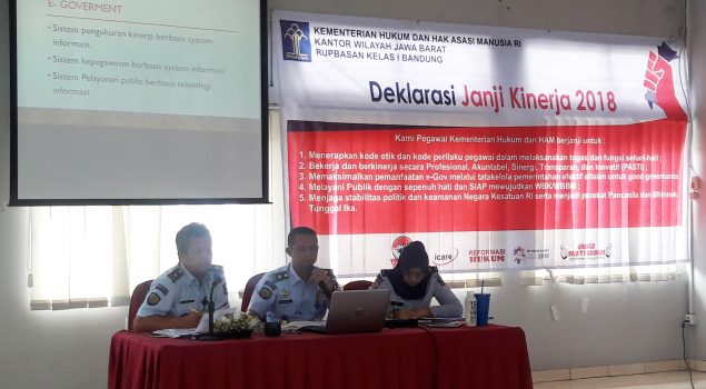 Rupbasan Bandung Prioritaskan Registrasi Basan Baran Berbasis Elektronik