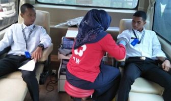 Peduli Sosial, Petugas & CPNS Lapas Way Kanan Donorkan Darah