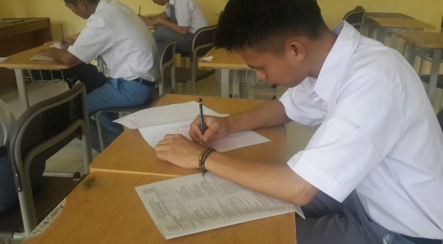 Anak LPKA Bandar Lampung Latihan Jelang UN