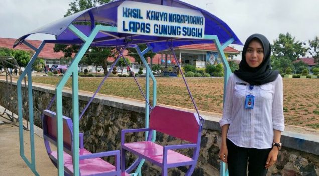 Ayunan Hasil Karya Napi Lapas Gunung Sugih Laris Terjual