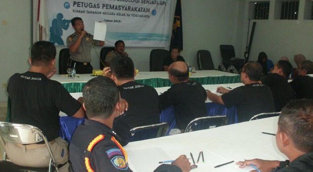 Puluhan Petugas Rutan Yogya Ikuti Psikotes Penggunaan Senpi