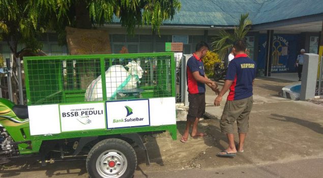 Rutan Majene Sumbang "Bank Sampah" Untuk Relawan Siaga 86