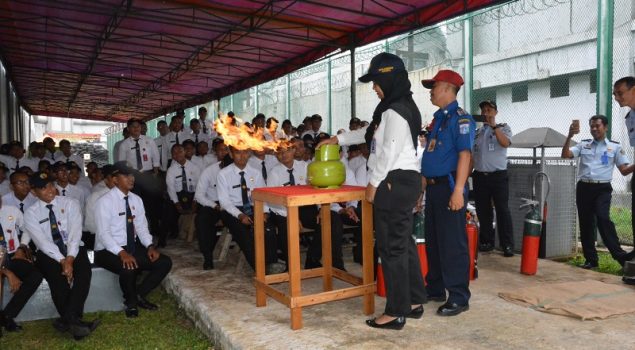 CPNS Lapas Narkotika Jakarta Pelajari Penanggulangan Kebakaran
